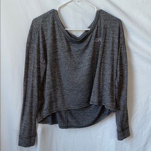 Hollister lounge gray top size: S